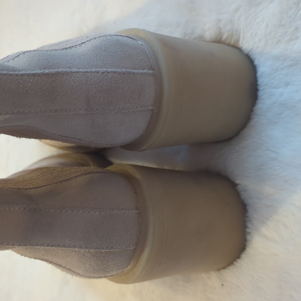 Dolce Vita Celia Tan Chunky Crepe Sole Platform Ankle Boots Women's Size 7.5 - Picture 4 of 8